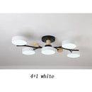 Nordic LED Ceiling Light for Living Room in Soft Macaron Style