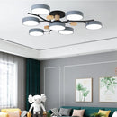 Nordic LED Ceiling Light for Living Room in Soft Macaron Style