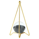 Nordic light luxury gold crystal ball crafts living room decor