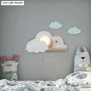 DecorBites™ Nordic Macaron LED Cloud Glass Wall Lamps for Children Room