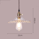 Nordic Minimalist Glass Chandelier Old Shanghai Retro