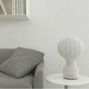 Nordic ribbed white silk table lamp for bedroom decor