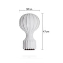 Nordic ribbed white silk table lamp for bedroom decor