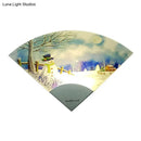 Nordic snowman led fan shaped wall light for bedroom decor