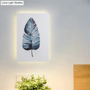 DecorBites™ Nordic Style Banana Leaf Wall Lamp with LED Acrylic Fixture