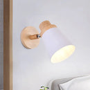 DecorBites™ Nordic Style Rotatable Wall Lamp for Baby Room with Coolie Shade and Metal Base