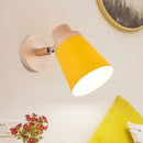 DecorBites™ Nordic Style Rotatable Wall Lamp for Baby Room with Coolie Shade and Metal Base