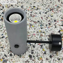 DecorBites™ Nordic Style Grey Rotatable Wall Mounted Spotlight with Single-Bulb for Cement Cylinder Wall Lighting