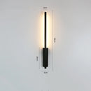 Nordic Style Wall Lamps for Living Room with Elegant Golden Lines