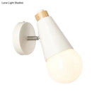 DecorBites™ Rotatable Nordic Sweet Cone Wall Light - Child Bedroom Wall Sconce with Metal/Wood Backplate