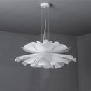 Nordic white acrylic flower pendant chandelier for bedroom decor
