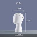Nordic white human head ceramic vase living room flower decor