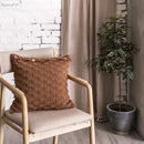 Nordic woven decorbites knit pillow cover living room button closure