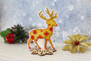 Northern Deer P-455 / SR-455 Plastic Canvas Counted Cross Stitch Kit