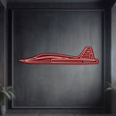 T-38 Talon Metal Neon Aircraft Wall Art - NCN0065