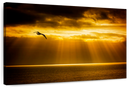Golden Ocean Sky Wall Art