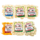 Cheese Nugget 6 Piece Sampler | Buffalo Wing, Dill, Ranch, Garlic, NY Cheddar, CA Garlic Pepper | Jisa's Farmstead Cheese