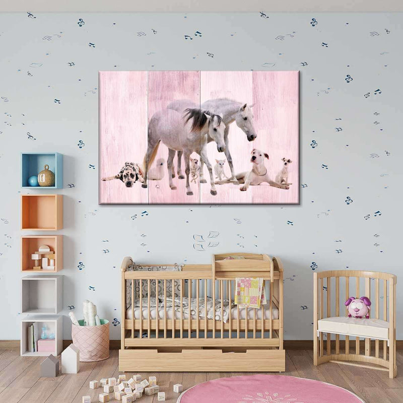 Dogs And Horses Wall Art