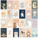 Kids Room Animals Prints - Luster Paper Nursery Wall Art Prints
