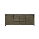 Nuvia 80-Inch Fully Assembled Double Bath Vanity With Soft Close Cabinets [No Countertop] (SAK53904)