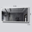 [96X40-Inch] Nuvia Wall-Mounted Medicine Cabinet Mirror With Anti-Fog And Tri-Color LED Lights (SAK82340)
