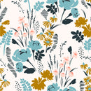 Voguish Floral Pattern Wallpaper