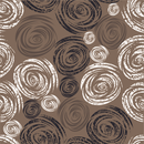 Brown Wallpaper with White Pattern