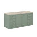 James Martin Chicago 60" Single Bathroom Vanity, Smokey Celadon