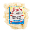 New York Cheddar Cheese Nuggets | Pack of 6 | 8 oz | Jisa's Farmstead Cheese