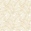 Contemporary Beige Leaves Wallpaper Vogue Quality
