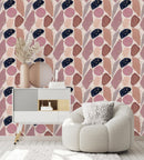 Shapes with Gold Elements Wallpaper