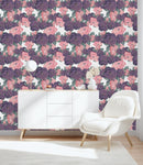 Pink and Lilac Flowers Wallpaper