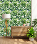 Fashionable Green Monstera Wallpaper Vogue