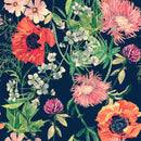 Dark Wallpaper with Poppies