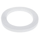 Arial Font White Painted MDF Wood Letter O (6 Inches)