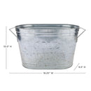Cold Drinks Galvanized Metal Tub