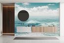 Voguish Ocean Wallpaper Contemporary