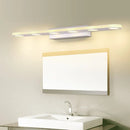 DecorBites™ Oblong Bathroom LED Vanity Light Acrylic 4/6 Lights Simplicity Wall Mounted Mirror Lighting in Warm/White