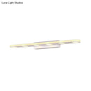 DecorBites™ Oblong Bathroom LED Vanity Light Acrylic 4/6 Lights Simplicity Wall Mounted Mirror Lighting in Warm/White