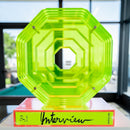Octagonal Sculpture | Neon Yellow