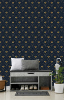 Dark Floral Pattern Wallpaper