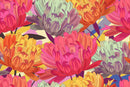 Fashionable Large Flowers Contemporary Wallpaper
