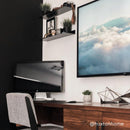 Floating Metal Shelf - Black or White