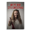 Oh My Dad! It's Christmas! Greeting Card