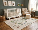 World Map Kids Room Rug - Oh, the places you'll go / Adventures await/ Little dreamer