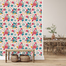 Elegant White Floral Wallpaper Tasteful