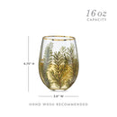 Woodland Stemless Wine Glass Set