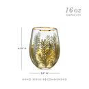 Woodland Stemless Wine Glass Set