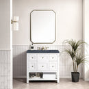 James Martin Breckenridge 36" Single Bathroom Vanity, Bright White