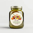 Okra Canning Labels